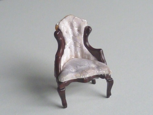 Dolls house mahogany finish