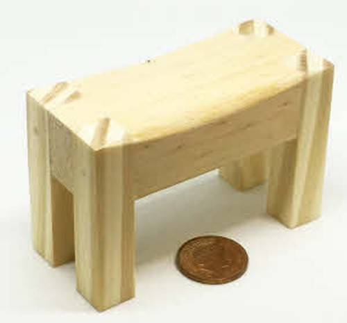 Dolls house wooden butchers - house,