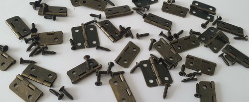 Hinges brass diy boxes - brass,