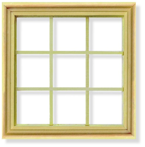 Dolls house georgian pane - georgian, 9