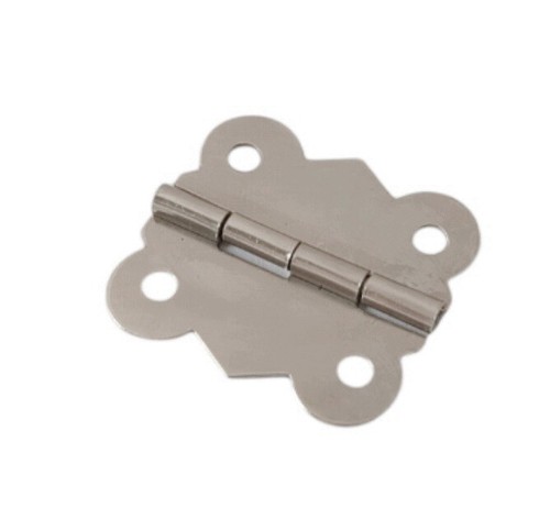 Silver polished hinges - polished,