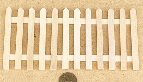 Dolls house wooden picket - house,