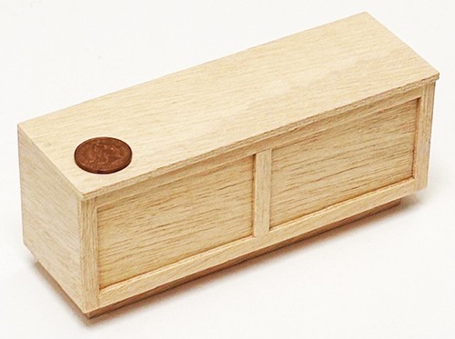 Dolls house wooden bar counter - dolls,