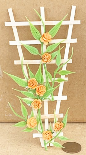 Dolls house orange roses a - dolls,