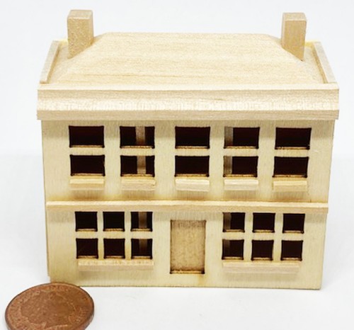 Dolls house toy natural - house,