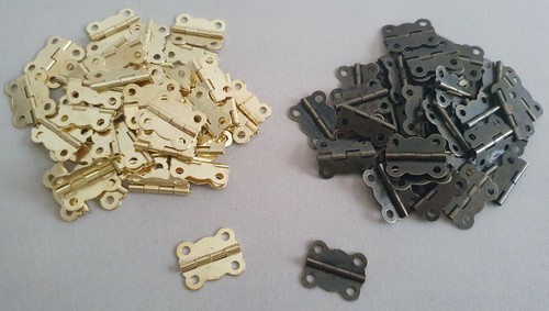 Mini hinges gold and black - hinges,