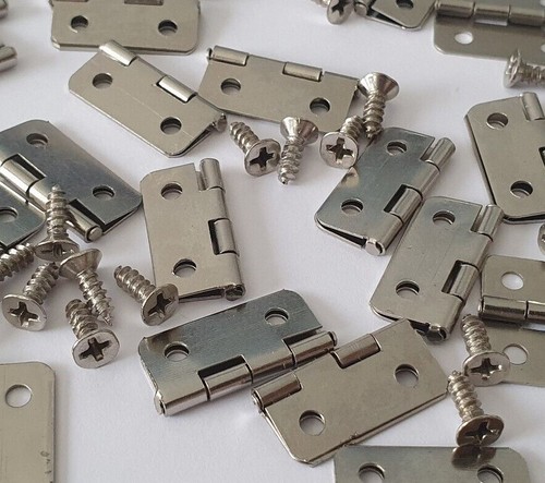 10pcs small silver - small, hinges