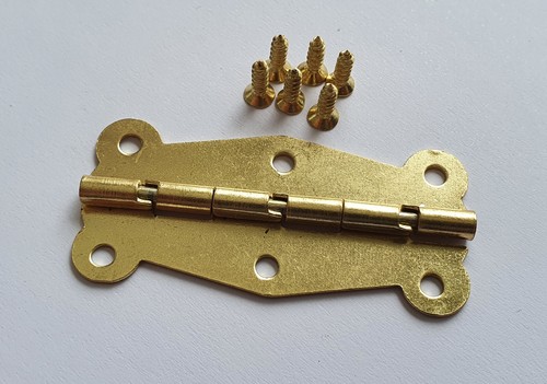 Butterfly gold brass - gold, 180°