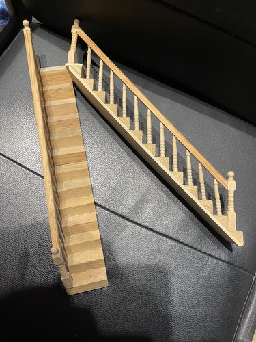 Dolls house wooden side - wooden, x2