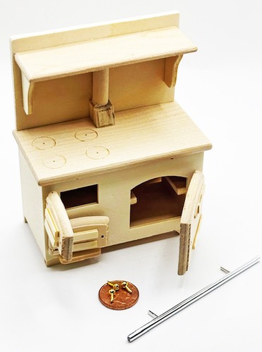 Dolls house kitchen natural - dolls,