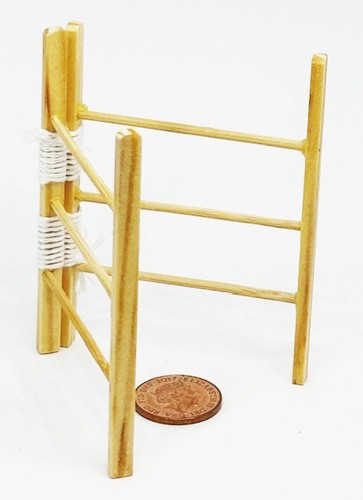 Dolls house wooden clothes - house,
