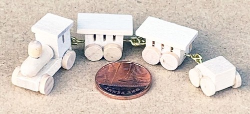 Dolls house natural finish - house,