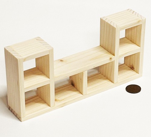 Dolls house cube - dolls, storage