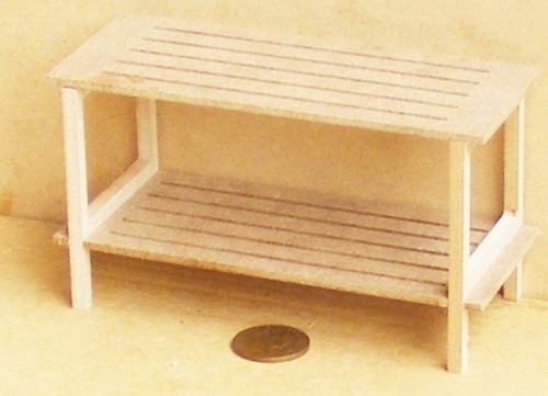 Dolls house flat pack - flat, potting
