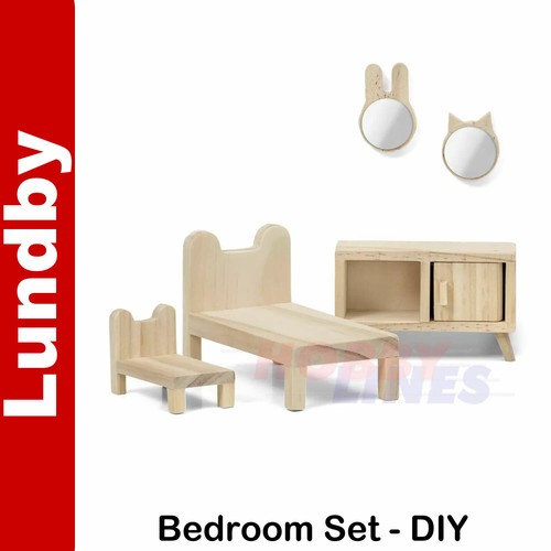 Lundby bedroom set diy - lundby, paint