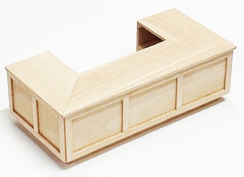 Dolls house wooden bar - house,