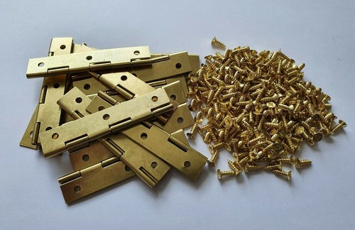 Pair two large gold door - of,